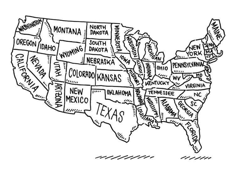 us states map